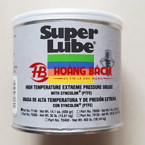 Super Lube 71160 High Temperature Extreme Pressure Grease with PTFE 400g