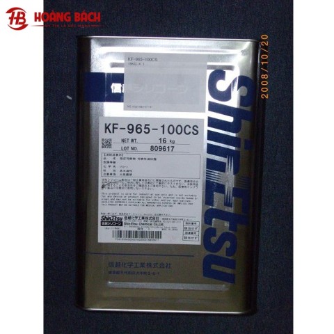 Shin Etsu KF-965-100cst Dimethyl Silicone Fluid 16kg