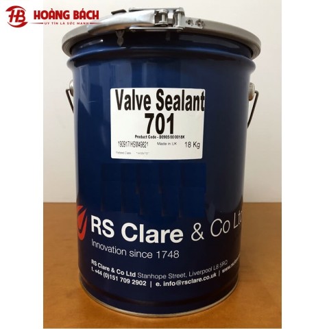 RS Clare 701 Valve Sealant 18kg